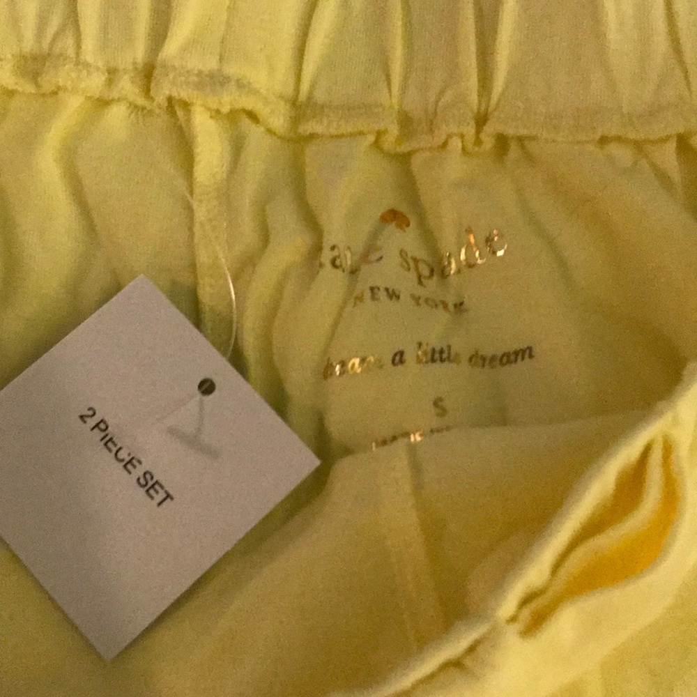 ♠️SOLD Out. ♠️Brand New Kate Spade Pajamas 🍋🍋🍋 - Picture 5 of 6